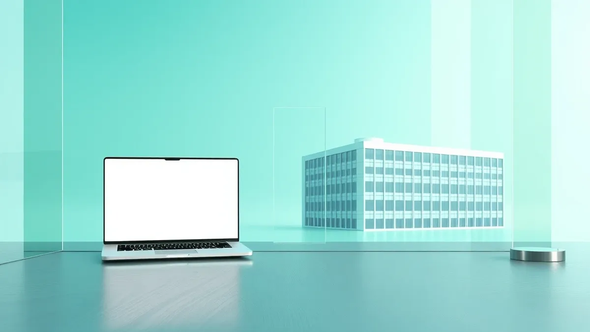 Illustration: A clear glass wall stands between two distinct spaces.